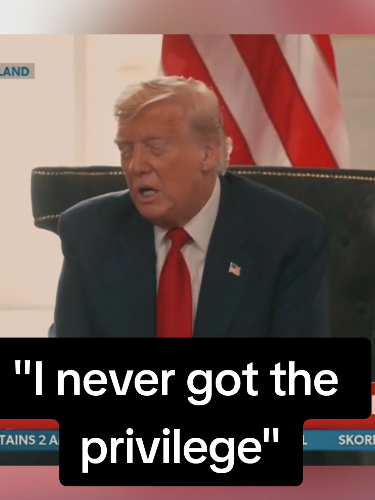Trump never had the privilege?? #fyp #viralvideo #trump #politicstiktok 