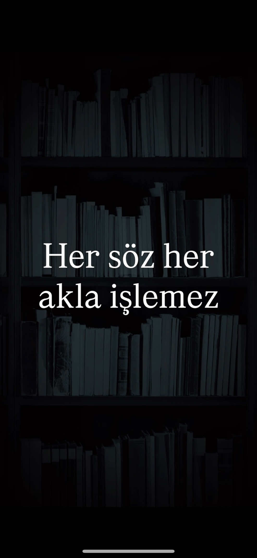 Her söz her akla işlemez.