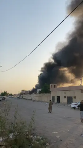 #حريق في قياده البصره صهريج كاز #بصره #قياده #حريق 