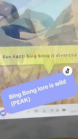 #PEAK Thank you @🔪AGGRO CRAB🦀 but what am I supposed to do with this sudden Bing Bong lore #peak #peakgame #bingbong #sketchcomedy #landfallgames #sonicfandub #sonicthehedgehog 