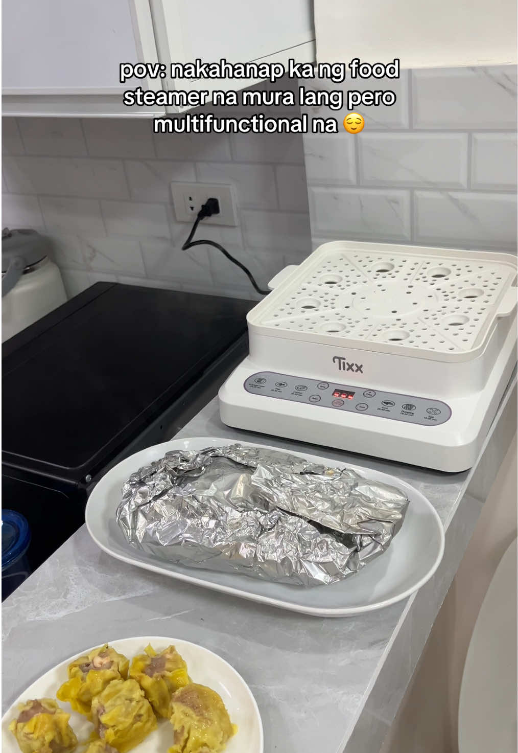 automatic electric food steamer #kitchenappliances #tixxhomeappliances #electricsteamer #kitchenware #tixx 