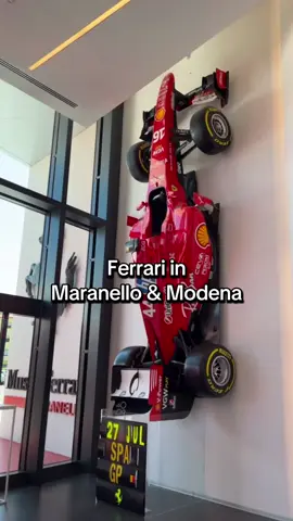 So gald we visited both museums, my favorite was the one in Modena. Also ate at the famous Restaurant Montana! #Ferrari #Maranello #forzaferrari #Modena #museoferrari #f1 #ferrarif1 