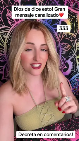 Dios te dice esto! Poderoso y amoroso mensaje! #tarot #guia #luz #video #tiktok 