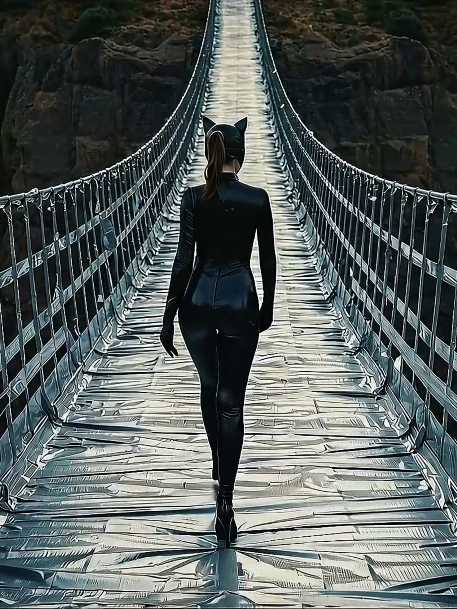 weird asmr bridge #asmr #aiart #ai #aiartcommunity #bridge