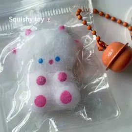A squeezy accessory that can be hung on a school bag😁 #backtoschool #lanyard #backpackcharm #squishytoy #StressRelief #fyp 