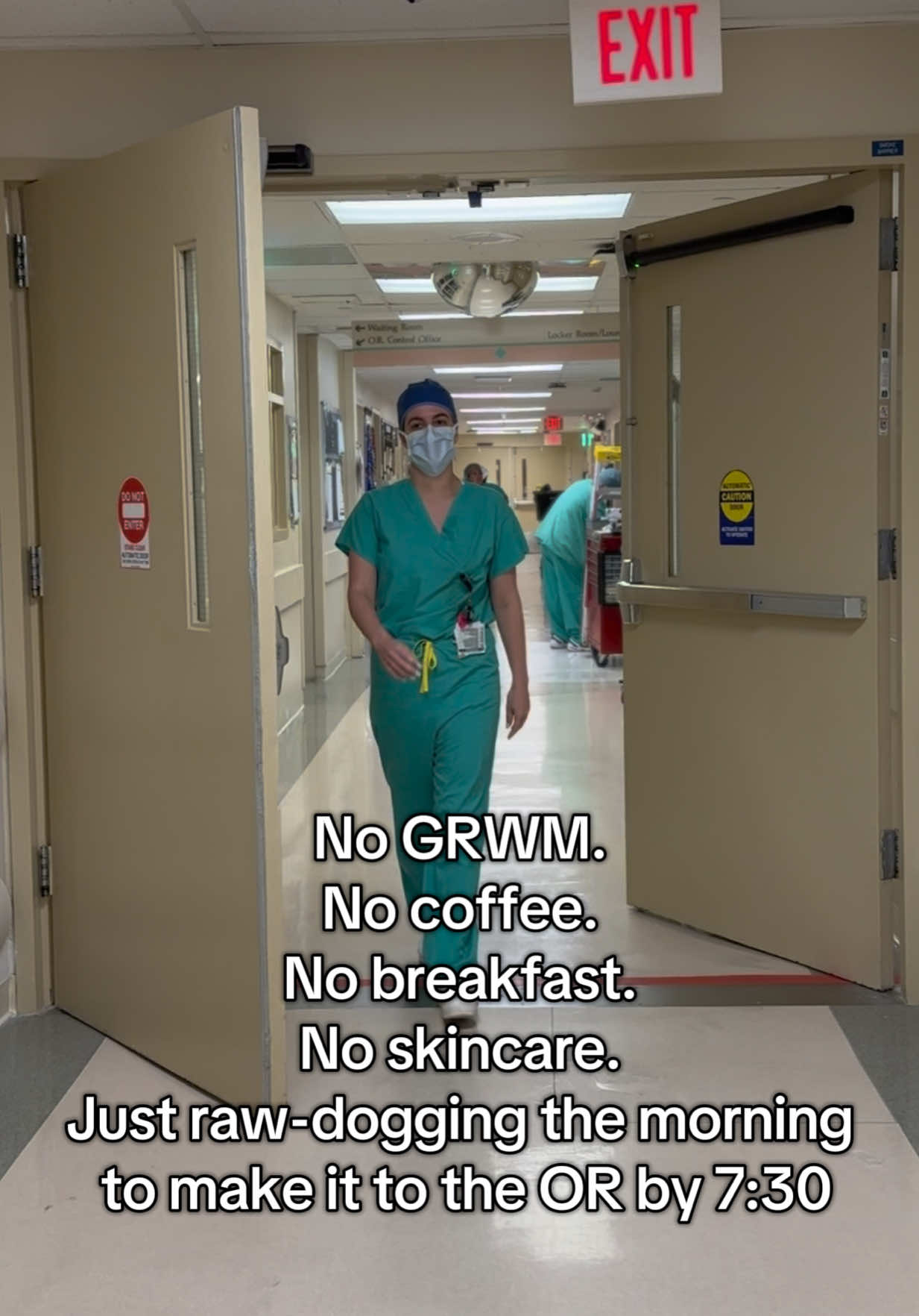 HAPPY MONDAY from the OR!! No fuel, no peace, we made it though. #fyp #surgery #medtok #medical #trending 