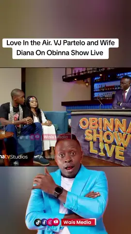 Love In the Air. VJ Partelo and Wife Diana On Obinna Show Live #obinna #obinnatv #obinnashowlive #obinnashow #Love #diana #wedding 