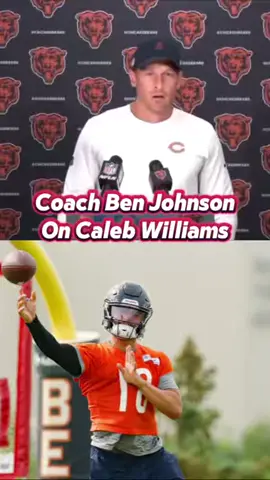 Coach Ben Johnson being brutally honest on Caleb Williams  #calebwilliams #benjohnson #chicagobears 