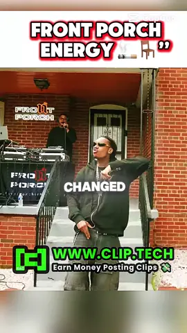 FRONT PORCH ENERGY 🚬🪑” #WizKhalifa #Noochie #HipHopVibes #RapReels #RealMusicOnly  #UndergroundSound #MusicVibes #ClipMoneyCampaign #ViralBeats #PorchSession