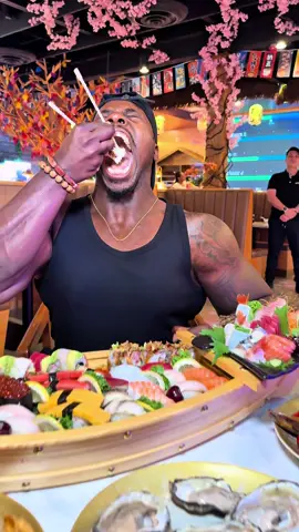When it’s all you can eat 🍣🍱🍗 @sushikingdom.dunwoody  • 📍4788 Ashford Dunwoody Rd, Dunwoody, GA 30338 • • • • #Foodie #allyoucaneat #sushi #restaurant #dance 