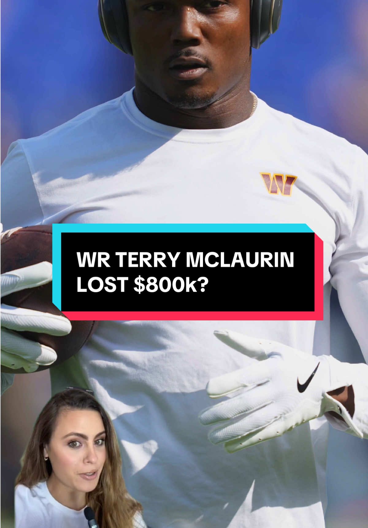 I can’t believe he was fined that much 😳💰 #terrymclaurin #nfl #commanders #washingtoncommanders 