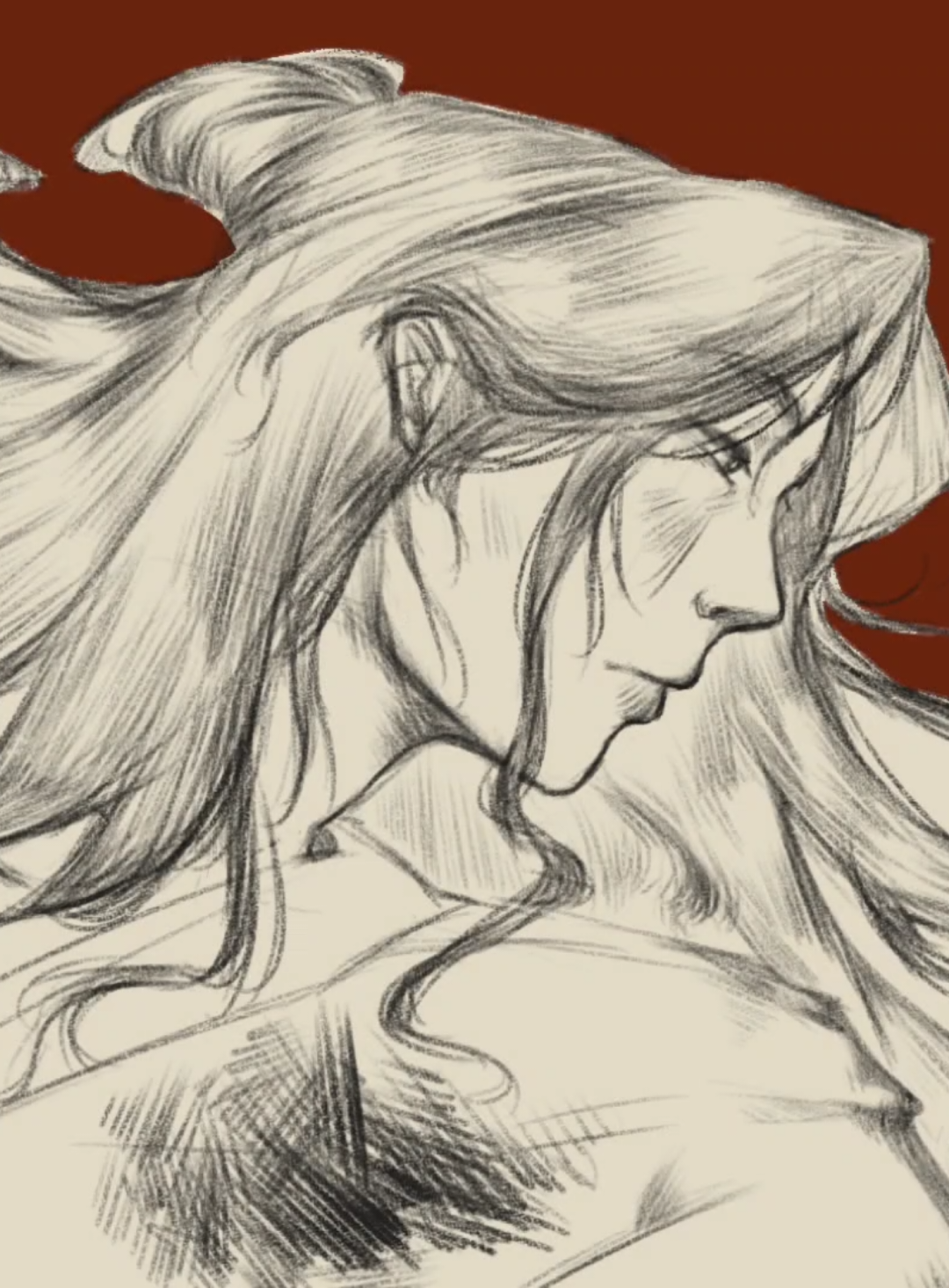 repost! tuve que editarlo un poco porque tiktok me lo bajaba (no se porqué), lo dibuje mientras escuchaba el audiodrama 😺 #tgcf #xielian #krita #animatic #animation #heavensofficialblessing #digitalart 