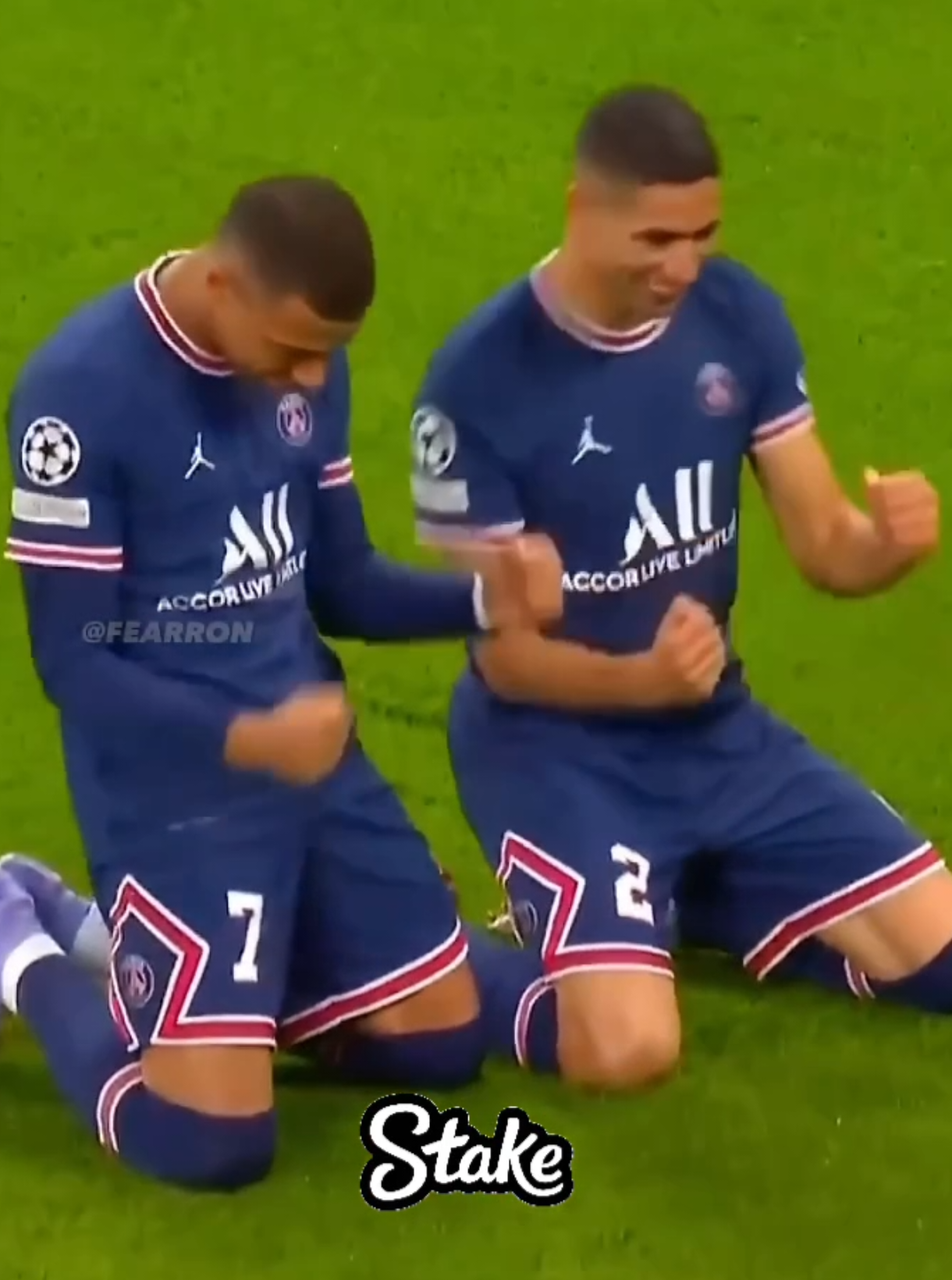 Moment of Respect ❤️ #hakimi #mbappe #france #respect #❤️ #moment #gk #goal #Soccer #fypシ゚viral #m10 