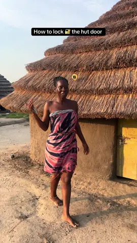 How to lock the house in the village #fy #viral @Nyako Nyako 