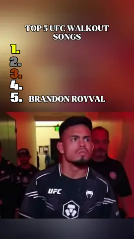 Top 5 UFC Walkout Songs pt.3 #brandonroyval #curtisblades #brandonmoreno #aljamainsterling #jdm #top5moments #top5 #UFC #mma