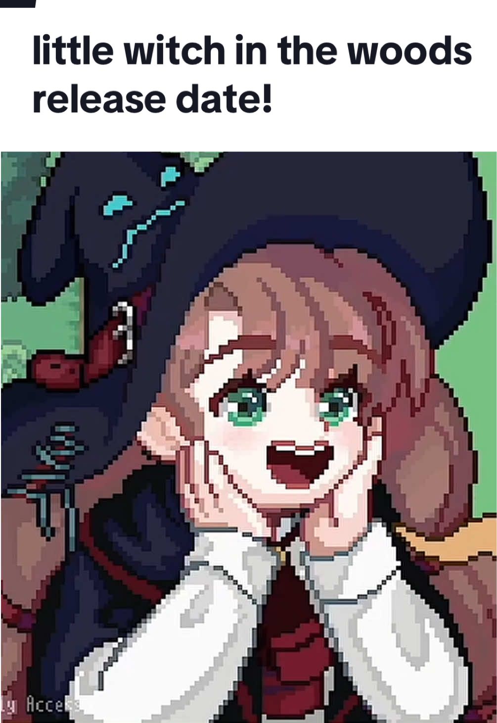 little witch in the woods finally has a release date! 💕 will you be picking it up? i'm so excited to try the full version ;w; #littlewitchinthewoods #cozygames #indiegames #wholesomegames #relaxinggames #gamerecommendations #cozygaming 