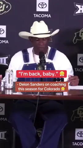 Prime is BACK 💯 (via @Colorado Buffaloes Football) #coachprime #deionsanders #CollegeFootball 