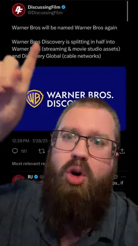 Discovery buys Warner Brothers, change the name, now they’re changing it back to Warner Brothers. Stick with the name, please. #warnerbros #dc #discovery #rant #hbo #hbomax 