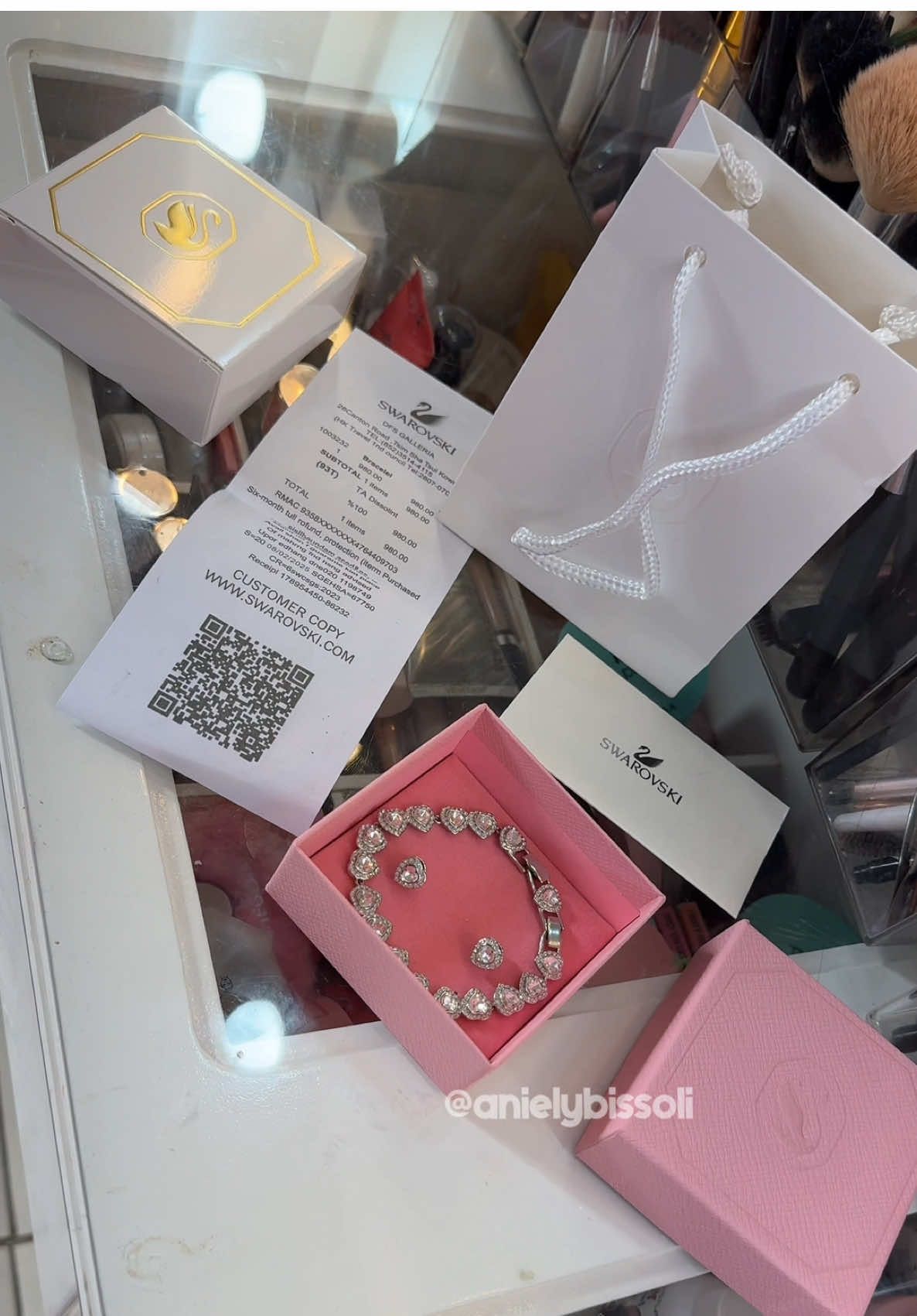 Svarovisk da shopee 🦢💕 🔎Copia e cola na shopee o id na barra de busca: Id BQM-MPC-NQN . #comprinhas #shopee #svarovski #joias #pulseira  @Shopee Brasil 