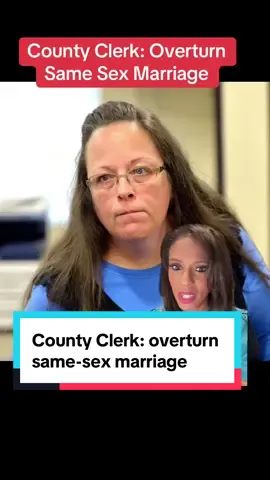 Former Kentucky county clerk, Tim Davis is now asking the Supreme Court to reverse same-sex marriage, she’s the lady that refuse to give same-sex couples marriage license #greenscreen #samesexmarriage🏳️‍🌈🏳️‍🌈 #lgbt #lgbtq #lgbt🌈  #marriage 