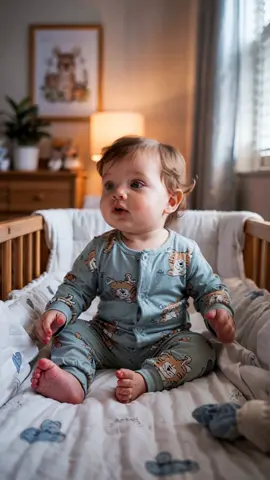 Schlafenszeit, na sowas von... 🤣 #lustigevideos #fyp #ai #baby #funnybaby #cutebaby 