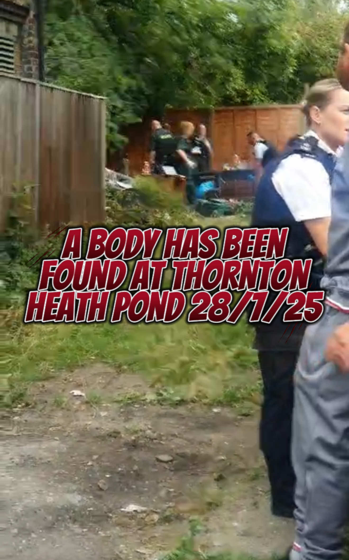 Sad news from Thornton Heath today (28/7/25). Does anyone have any information about this? #croydonextra #croydonnews 