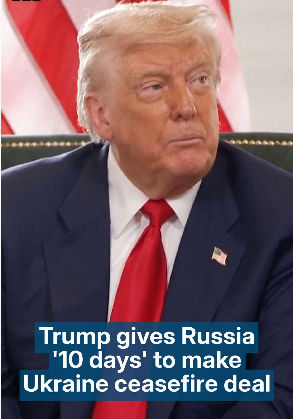 US President Donald Trump said President Vladimir Putin has 