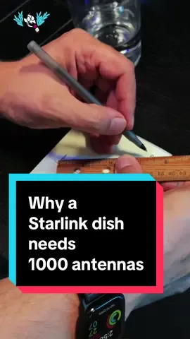 Why does Starlink need 1000 antennas? Your Starlink dish is not actually a satellite dish - it's a stack of phased array antennas with over 1000 antenna elements.  In this video, we explain the math and break down the signal processing and RF engineering behind Starlink’s MIMO phased array design - how beamforming boosts gain, reduces interference, and enables seamless connectivity without moving parts, despite satellites constantly shifting position in Low Earth Orbit (LEO).  Unlike geostationary systems (like Viasat or HughesNet), Starlink requires dynamic tracking and adaptive signal steering. Learn how constructive interference, spatial multiplexing, and advanced digital beamforming allow Starlink to outperform traditional satellite internet—both in bandwidth and latency. Perfect for networking pros, satellite comms geeks, and anyone who wants to understand the real tech behind Starlink's game-changing internet system. #technology #starlink #networkengineer #satelliteinternet #spacex #engineering #techtok 