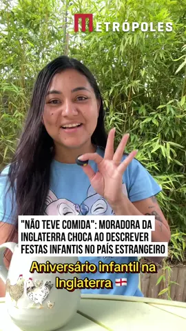 🥲 Arianne mora na #Inglaterra e, recentemente, a influenciadora teve a chance de comparecer a algumas festas infantis. Em novo #vídeo publicado nas #redessociais, a criadora de conteúdo disserta sobre as maiores diferenças culturais que ocorrem nesses eventos e chocou ao explicar que em algumas comemorações de aniversário não é sequer servido comida para os convidados. Não tem salgadinho, não tem docinhos e não tem sacola de doces. Bem diferente dos costumes brasileiros. #EntretêNews O que acharam? 📽️ @arianneteles | @myhoodbr