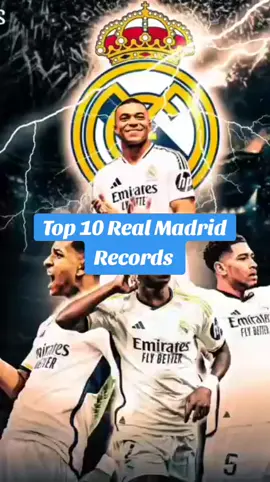 TOP 10 REAL MADRID RECORDS #cr7cristianoronaldo #realmadridfc #viral #viralvideos #viralditiktok #messi #judebellingham #footballtiktok #fyp #viniciusjunior #uktiktok #realmadridfans #sportlover #sportstiktok #tiktokfootballacademy 