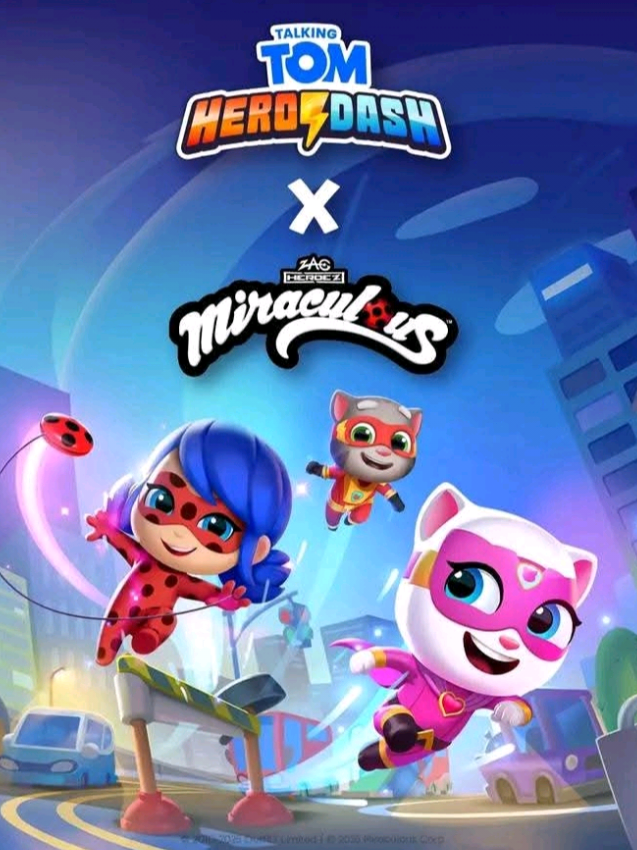 ¡La persecución se está volviendo Miraculous! ¡Prepárate! Ladybug se une a mí y a Tom. No te pierdas este crossover especial que llegará pronto. 👀😍 Este evento especial por tiempo limitado es parte de una colaboración con Miraculous. Disponible hasta el 13 de agosto. Que alegría la verdad es una buena noticia Créditos a la página oficial de#Miraculous #miraculousladybug #miraculousinfo 