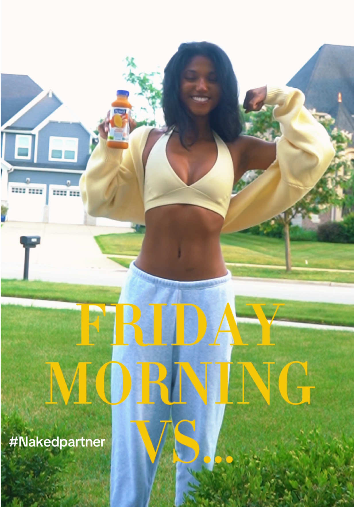 POV: your @Naked Smoothie picked your outfit #nakedpartner #OOTD 