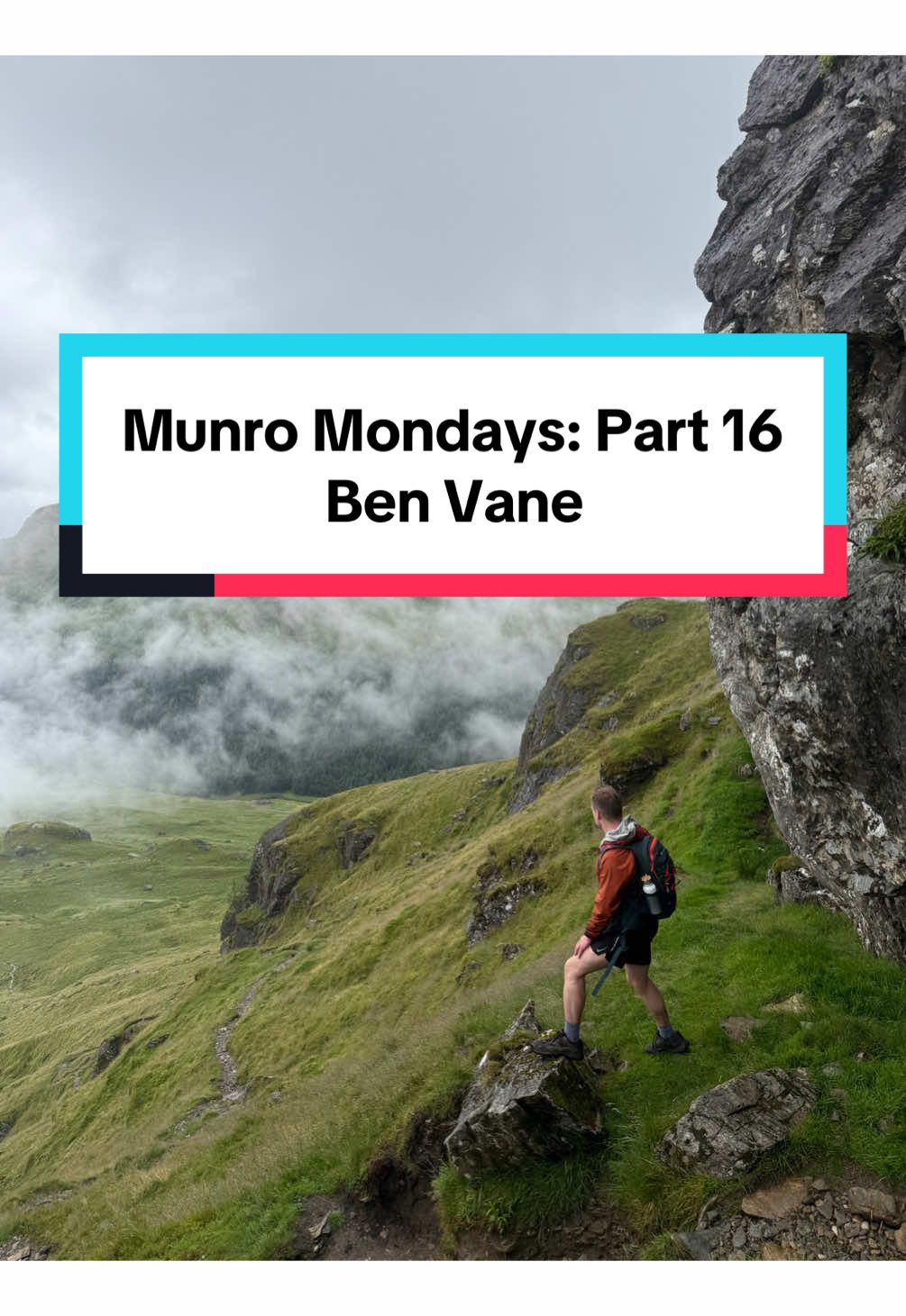 Welcome to Part 16 of Munro Mondays! ⛰️  Ben Vane… the one I planned do 5 times before I eventually was able to get out and do it, and I’ve never been wetter in my life!  Just because it is the smallest Munro in Scotland (at only 3001ft) that doesn’t mean it’s easy… it’s relentlessly steep, and in wet conditions it’s basically a stairmaster on a river ! 🥶 it’s Scotland, though, we make the most of it - and the clouds make for a beautiful moody atmosphere… 👻  It’s one of the most southerly Munros, too, and with easy access from the banks of Loch Lomond, this makes for a great leg stretcher! 🥾 Who’s done it, then?! ⬇️  #MunroMondays #BenVane #Hiking #Scotland