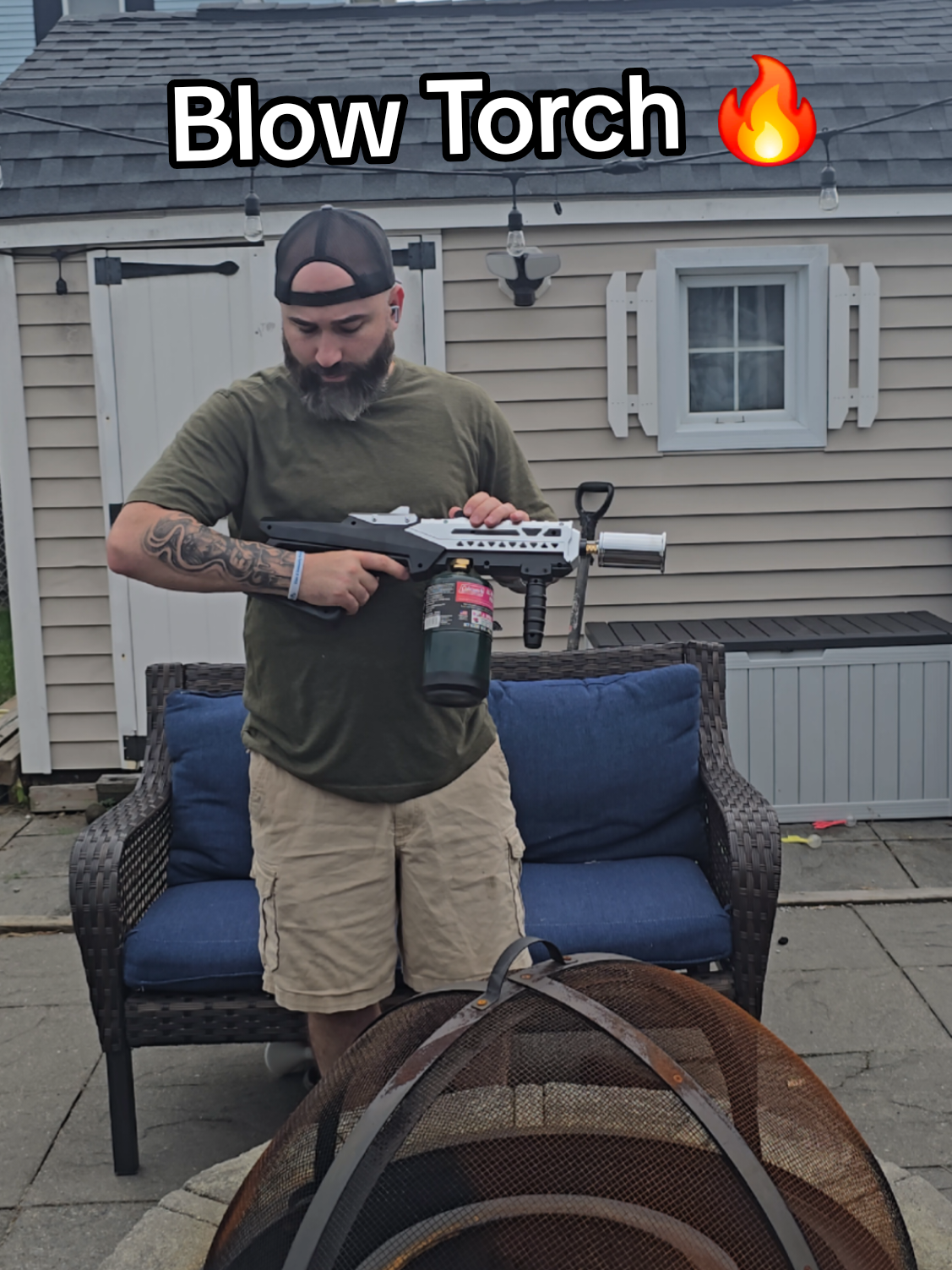 Nothing beats a propane blow torch or a jet 2 holiday 🔥 #torch #men #blowtorch #camping #dsd #dadsoftiktok 