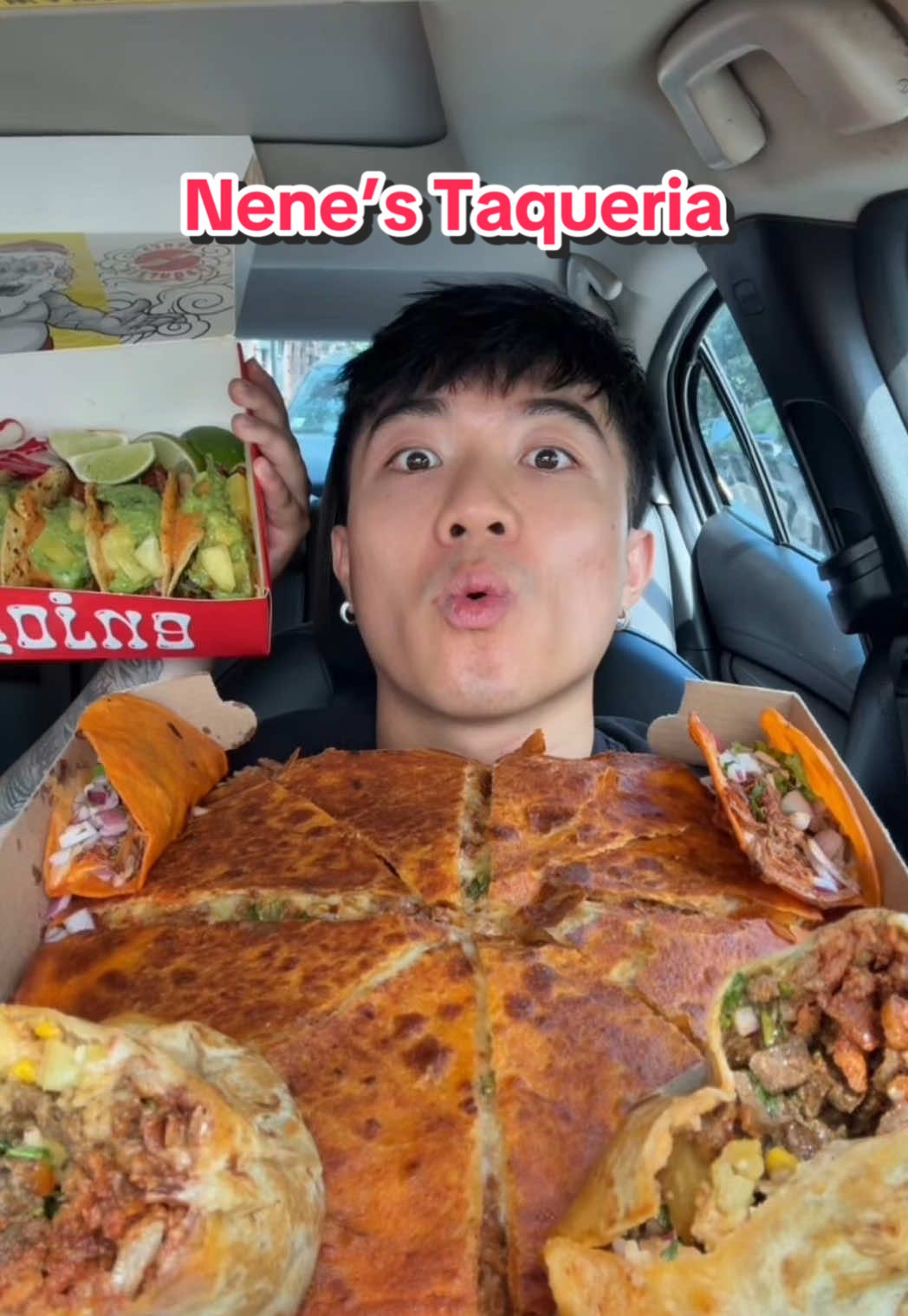 First time trying Mexican food @nenestaqueria  #fypシ゚viral #mukbang #eating #Foodie #foodtiktok #unitedstates #asmreating #losangeles #birriapizza #birria #tacos #burrito #dlameats 