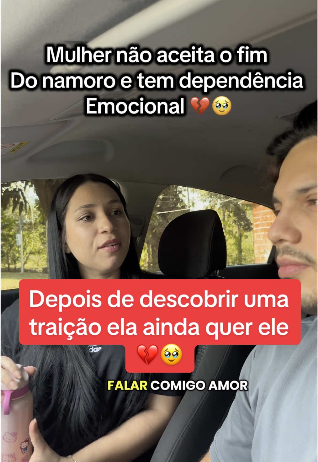 Mulher não aceita o fim do relacionamento 💔🥹#casal #termino #fypシ #traicao #viral #vaiprofycaramba 