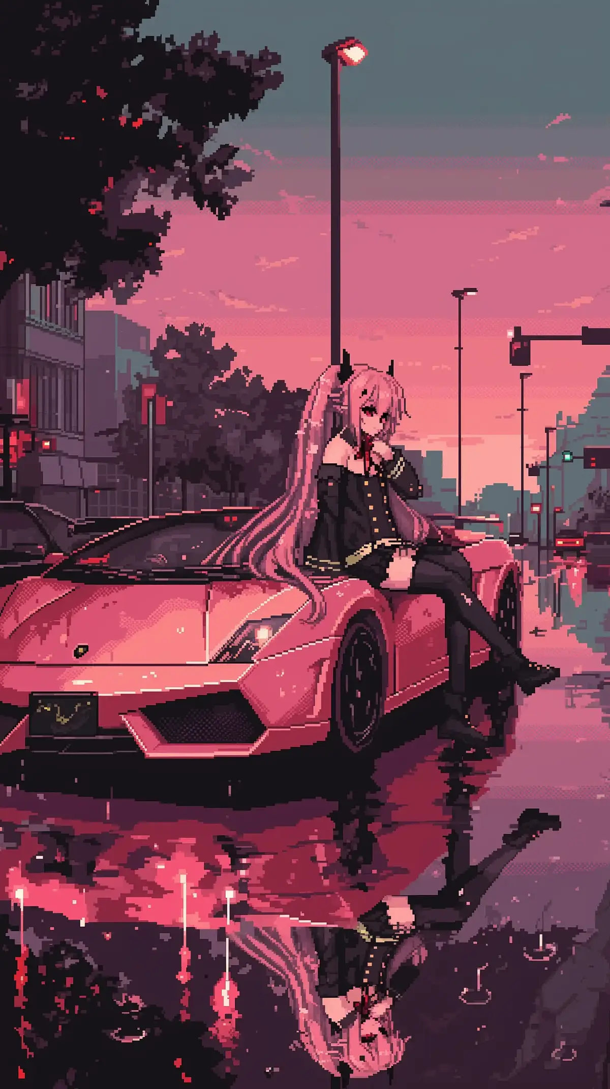 Pls, repost if you want more. [ Krul Tepes - Owari no Seraph, Echidna - Re:Zero, Akame???, Makise Kurisu, Okabe Rintarou - Steins;Gate, Lelouch, C.C. - Code Geass, Black Rock Shooter, Lamborghini ] #animewallpaper #pixelart #rorywannacry 
