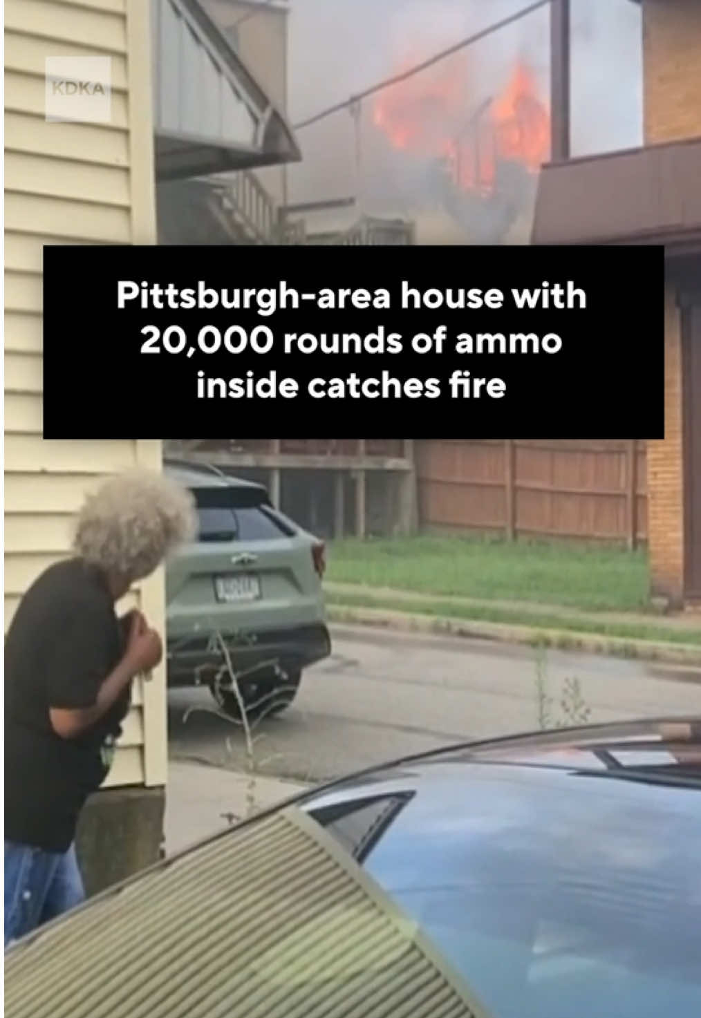 A fire ripped apart a home on Friday, July 25, east of #Pittsburgh, igniting thousands of bullets inside. Shots rang out as flames poured out of the home in Vandergrift, #Pennsylvania — it was the sounds of the 20,000 rounds of ammo stored inside. 