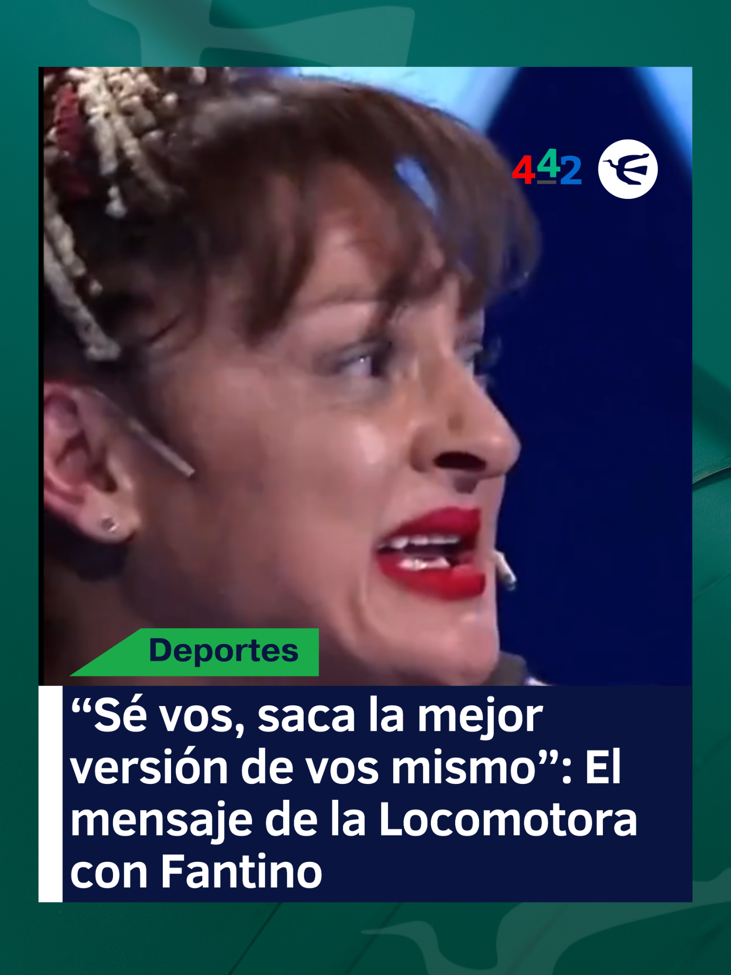 🗣️“Sé vos, saca la mejor versión de vos mismo”: El mensaje de la Locomotora con Fantino. 👉Alejandra “Locomotora” Oliveras, falleció a los 47 años de edad y una de las tantas huellas imborrables que dejó eran sus mensajes motivacionales. 🎙️“A qué le vas a tener miedo si nos vamos a morir, lucha dale para adelante, hace  lo que sientas. Sé vos, saca la mejor versión de vos mismo. Es un regalo la vida”, le explicaba la boxeadora a Fantino. 🥹Un mensaje que hoy más que nunca llega al alma. 📲Mantenete informado en 442. #Locomotora #Oliveras #Boxeo #Charla #Motivacional #Deportes