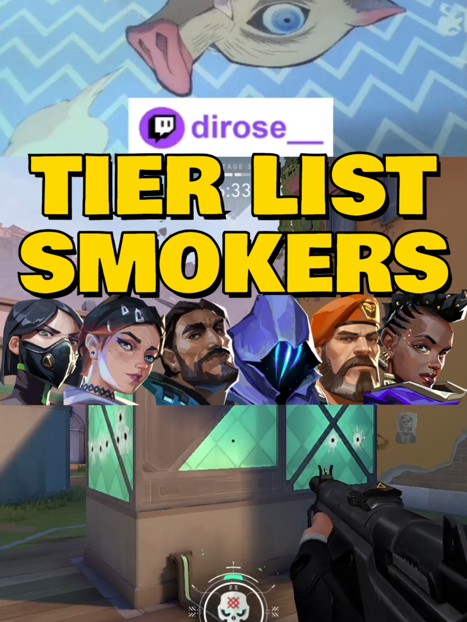 TIERLIST SMOKERS | Parte 1 🤩 #Valorant #valorantlatam #valorantespanol