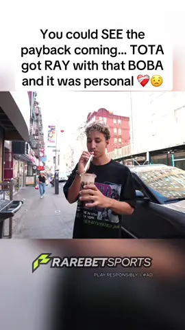 You could SEE the payback coming… TOTA got RAY with that BOBA and it was personal ❤️‍🩹😟 #fyp #rayasianboy #rayclips #tota #totaclips 
