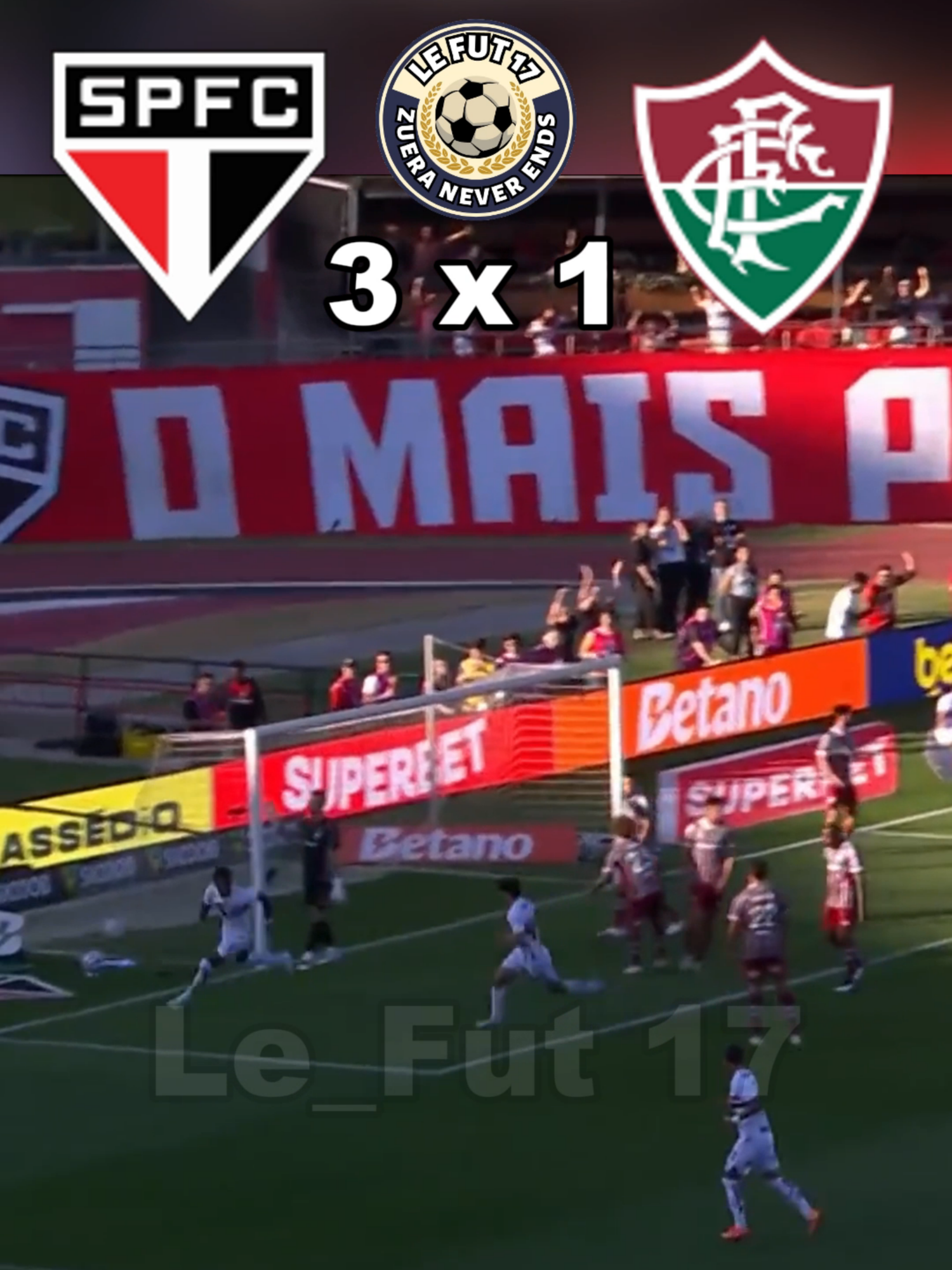 sao paulo x fluminense #futebol #saopaulofc #saopaulo #tricolorpaulista #brasileirao #fluminense #fluminensefc #fut #futbol⚽️ #futeboldazueira #videoviral
