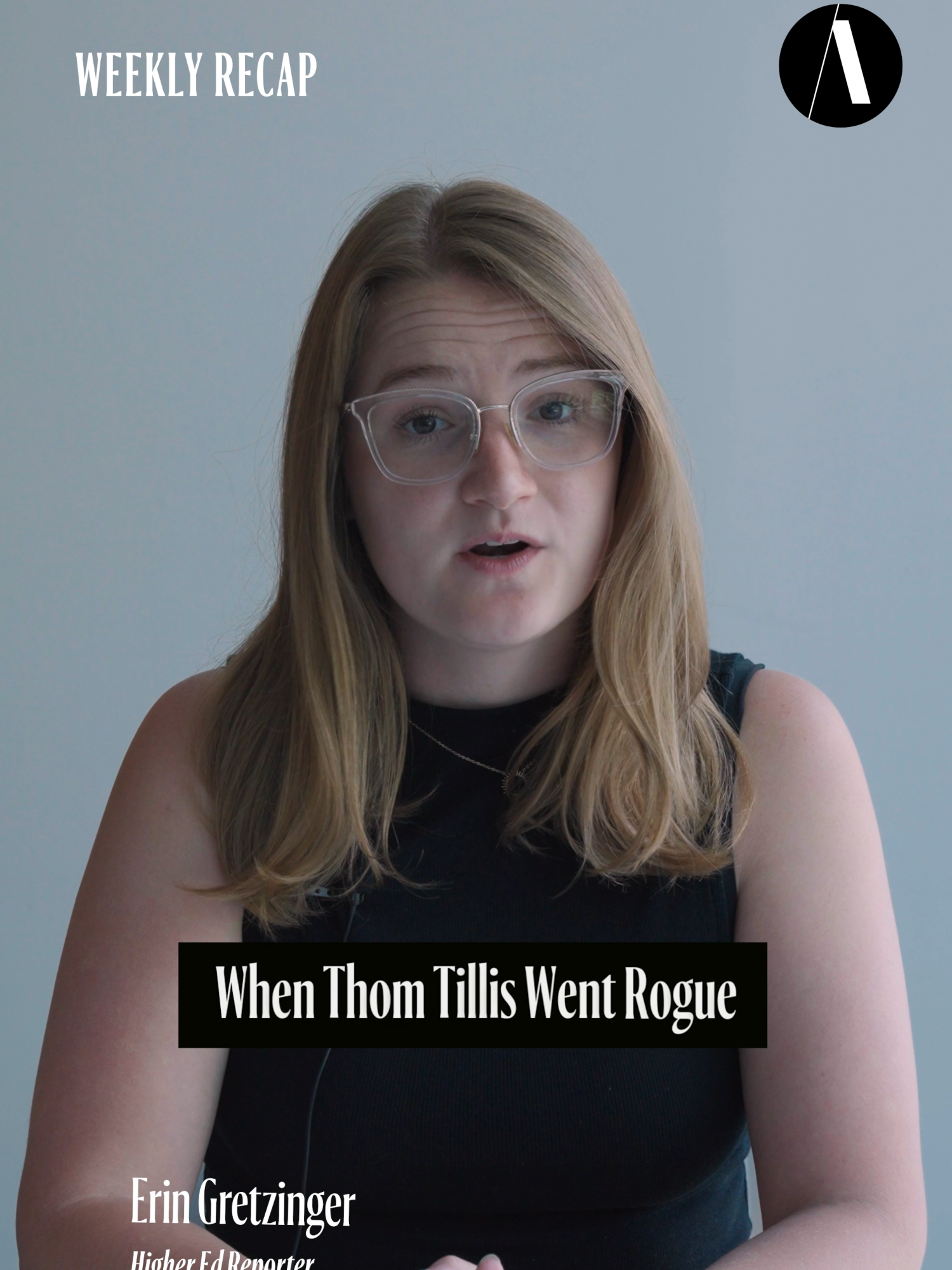 In this week's video, we cover The Assembly's sit-down interview with Thom Tillis following his vote, and the overhaul of county elections boards, and a FEMA grant for flood prevention in Hillsborough which fell through ahead of Chantal. #ncpol #northcarolina #ncpolitics