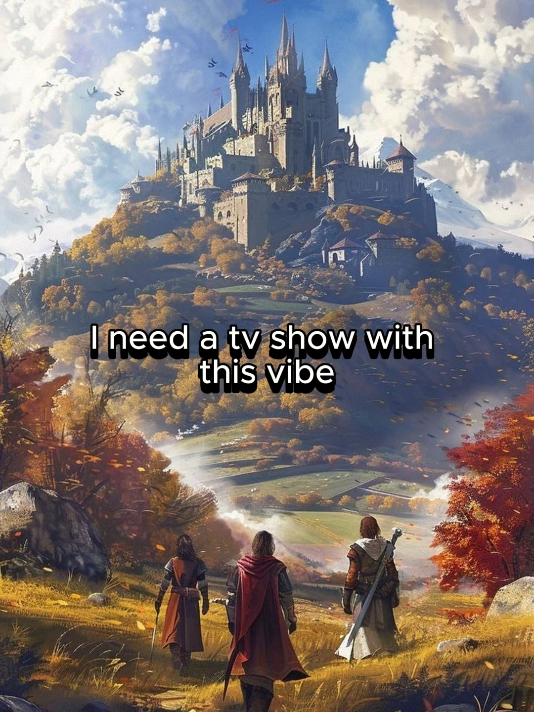 I need a tv show with this vibe #darkfantasy#lightfantasy #brightfantasy #adventurefantasy #medievalfantasy #anewworld #fyppp #viral
