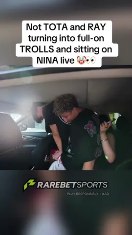 Not TOTA and RAY turning into full-on TROLLS and sitting on NINA live 🤡👀 #fyp #tota #totaclips #rayasianboy #rayclips #ninadaddyisback 