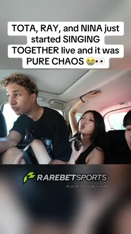 TOTA, RAY, and NINA just started SINGING TOGETHER live and it was PURE CHAOS 😭👀 #fyp #tota #totaclips #rayasianboy #rayclips #ninadaddyisback 
