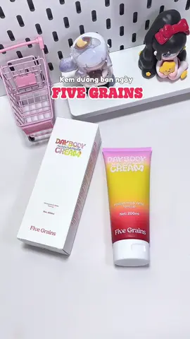 Bà nào make up mặt 1 tông body 1 tông thì tham khảo hgay nè  #fivegrains  #daycream #kemnangtong