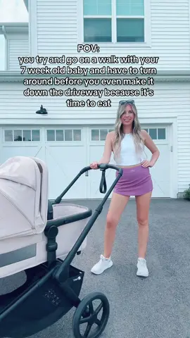 It never fails, mom is just trying to get her steps in #newborn #newbornbabies #newborntrenches #postpartum #funnypostpartum 