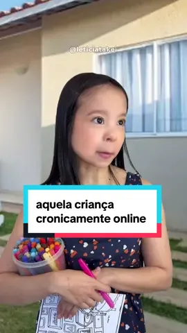 Conhece alguma criança assim?? KKKKKKK #comedia #leticiatakei 