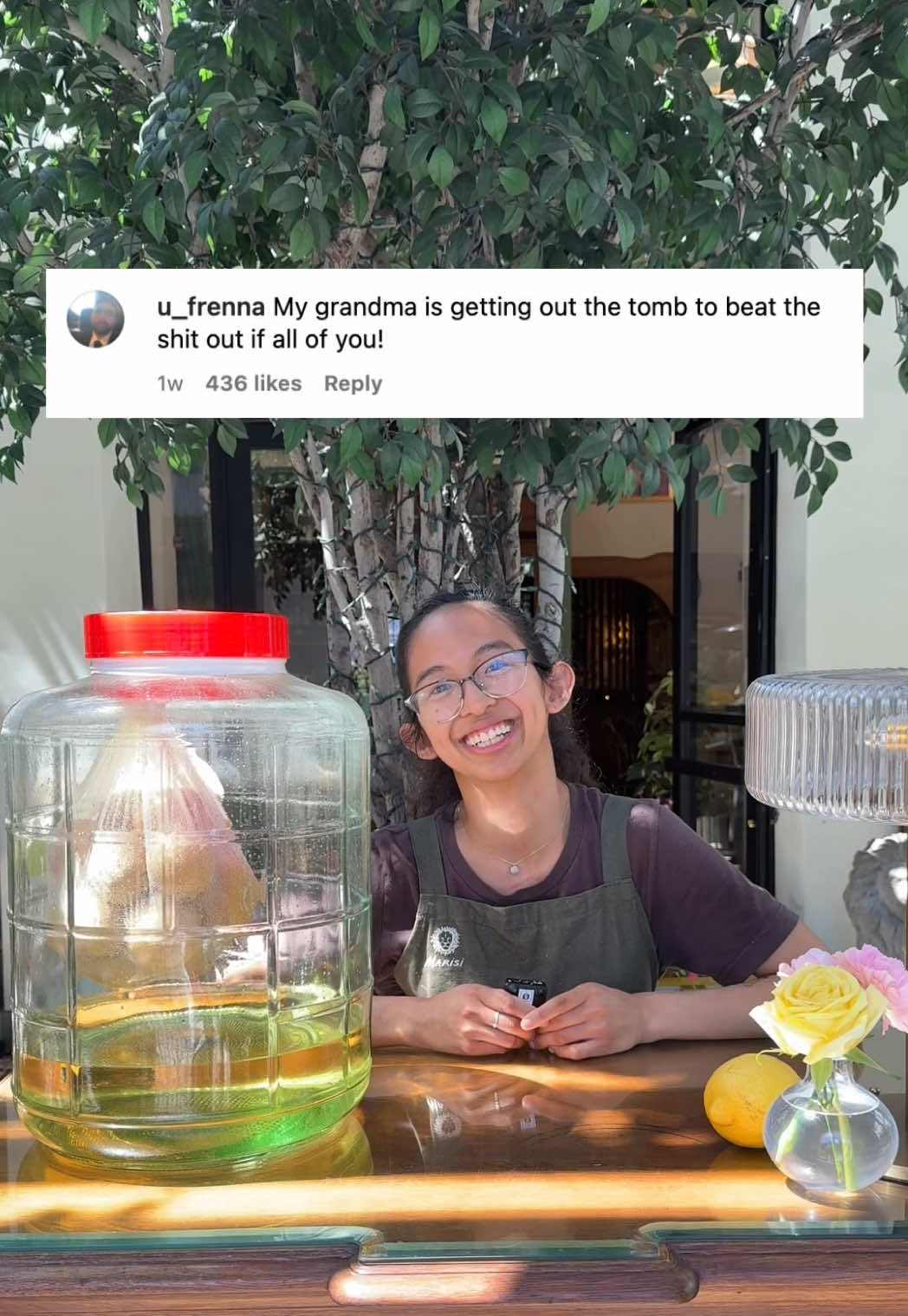 limoncello questions part 2 ft your grandma! @Beau du Bois #limoncello #homemadelimoncello #marisi #sandiego #italianrestaurant 